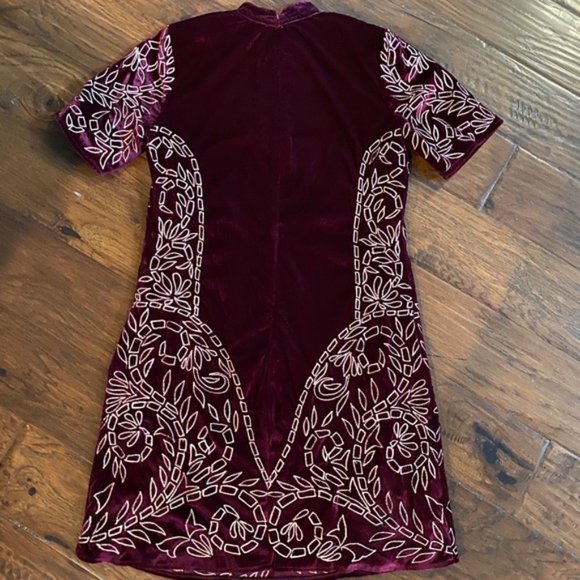 KAS New York Lilly Velvet Dress EUC SZ M - Picture 7 of 7